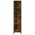 Bibliotecă cu 4 niveluri stejar fumuriu 139x33,5x149 cm lemn GartenMobel Dekor