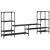 Dulap TV, stejar fumuriu, 206,5x28,5x95 cm, lemn prelucrat GartenMobel Dekor