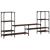 Dulap TV, stejar maro, 206,5x28,5x95 cm, lemn prelucrat GartenMobel Dekor