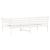 Pat de zi, alb, 80x200 cm, lemn masiv de pin GartenMobel Dekor