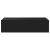 Comodă TV cu lumini LED, negru, 60x35x15,5 cm GartenMobel Dekor