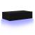 Comodă TV cu lumini LED, negru, 60x35x15,5 cm GartenMobel Dekor