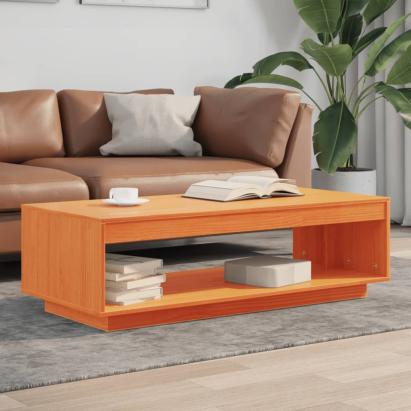 Măsuță de cafea, maro ceruit, 110x50x33,5 cm, lemn masiv pin GartenMobel Dekor