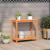 Masă plantare cu raft maro ceruit 82,5x35x75 cm lemn masiv pin GartenMobel Dekor