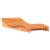 Șezlong, maro ceruit, 205x80x31,5 cm, lemn masiv de pin GartenMobel Dekor