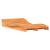 Șezlong, maro ceruit, 205x110x31,5 cm, lemn masiv de pin GartenMobel Dekor