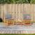 Set mobilier grădină, 3 piese, maro ceruit, lemn masiv pin GartenMobel Dekor