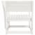 Scaun de grădină, alb, lemn masiv de pin GartenMobel Dekor