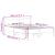 Cadru de pat, alb, 135x190 cm, lemn masiv de pin GartenMobel Dekor
