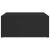 Mese suprapuse de cafea, 2 buc., negru, lemn prelucrat/metal GartenMobel Dekor