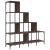 Bibliotecă, stejar maro, 122x30x132 cm, lemn prelucrat/metal GartenMobel Dekor