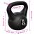 Greutate tip bilă cu mâner Kettlebell, 8 kg GartenMobel Dekor