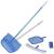 Set de curățare a piscinei 1 perie 2 skimmere 1 tub telescopic GartenMobel Dekor