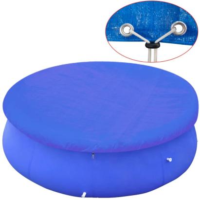 Prelată de piscină pentru piscine rotunde supraterane de 360-367 cm GartenMobel Dekor