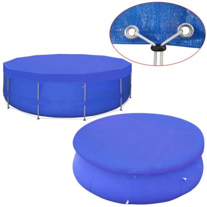 Prelată piscină din PE, rotund, 460 cm, 90 g/m² GartenMobel Dekor