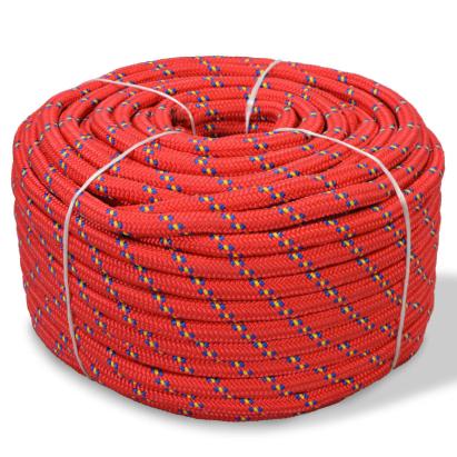 Frânghie marinărească din polipropilenă 12 mm 50 m, roșu GartenMobel Dekor