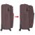 Set trolere din material textil, 3 piese, cafeniu GartenMobel Dekor