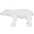 Urs polar din pluș de jucărie în picioare, alb, XXL GartenMobel Dekor