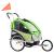Remorcă de bicicletă & Cărucior copii 2-în-1, verde și gri GartenMobel Dekor
