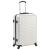 Set valiză carcasă rigidă, 3 buc., argintiu strălucitor, ABS GartenMobel Dekor