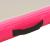 Saltea gimnastică gonflabilă cu pompă roz 300x100x10cm PVC GartenMobel Dekor
