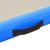 Saltea gimnastică gonflabilă cu pompă albastru 500x100x10cm PVC GartenMobel Dekor