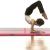 Saltea gimnastică gonflabilă cu pompă roz 700x100x10cm PVC GartenMobel Dekor