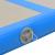 Saltea gimnastică gonflabilă cu pompă albastru 800x100x10cm PVC GartenMobel Dekor