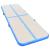 Saltea gimnastică gonflabilă cu pompă albastru 800x100x10cm PVC GartenMobel Dekor