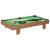 Mini masă de biliard, 92 x 52 x 19 cm, maro și verde GartenMobel Dekor