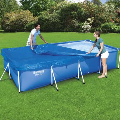 Bestway Prelată de piscină Flowclear, 400 x 211 cm GartenMobel Dekor