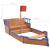 Groapă de nisip, navă pirat, 190 x 94,5 x 101 cm, lemn de brad GartenMobel Dekor