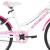 Bicicletă pentru copii, roz și alb, 24 inci GartenMobel Dekor