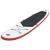 Set placă stand up paddle SUP surf gonflabilă, roșu și alb GartenMobel Dekor