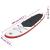 Set placă stand up paddle SUP surf gonflabilă, roșu și alb GartenMobel Dekor