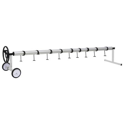 Derulator de prelată de piscină cu bază din oțel inoxidabil GartenMobel Dekor