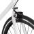 Bicicletă cu angrenaj fix, alb și negru, 700c, 51 cm GartenMobel Dekor