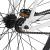 Bicicletă cu angrenaj fix, alb și negru, 700c, 55 cm GartenMobel Dekor