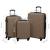 Set de valize cu carcasă rigidă, 3 piese, maro, ABS GartenMobel Dekor
