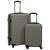 Set de valize cu carcasă rigidă, 2 piese, antracit, ABS GartenMobel Dekor