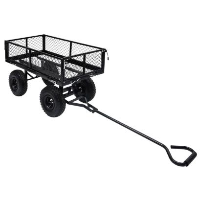 Cărucior manual de grădină, negru, 250 kg GartenMobel Dekor