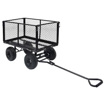 Cărucior manual de grădină, negru, 350 kg GartenMobel Dekor