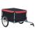 Remorcă pentru bicicletă, negru și roșu, 65 kg GartenMobel Dekor