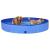 Piscină pentru câini pliabilă, albastru, 200 x 30 cm, PVC GartenMobel Dekor