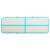 Saltea gimnastică gonflabilă cu pompă verde 300x100x15 cm PVC GartenMobel Dekor