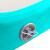 Saltea gimnastică gonflabilă cu pompă verde 300x100x15 cm PVC GartenMobel Dekor
