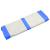 Saltea gimnastică gonflabilă cu pompă albastru 800x100x15cm PVC GartenMobel Dekor