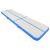 Saltea gimnastică gonflabilă cu pompă albastru 800x100x15cm PVC GartenMobel Dekor