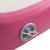 Saltea gimnastică gonflabilă cu pompă roz 500x100x20 cm PVC GartenMobel Dekor