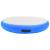 Saltea gimnastică gonflabilă cu pompă albastru 100x100x10cm PVC GartenMobel Dekor